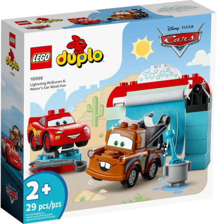 Конструктор Lego DUPLO 10996 Развлечение на автомойке Молнии Маккуина и Мэтра